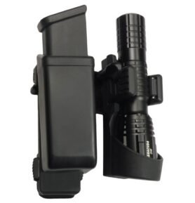 ESP pouzdro rotační MOLLE pro zásobník 9mm LUGER a svítilnu