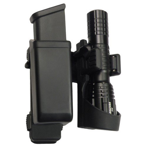 ESP pouzdro rotační MOLLE pro zásobník 9mm LUGER a svítilnu