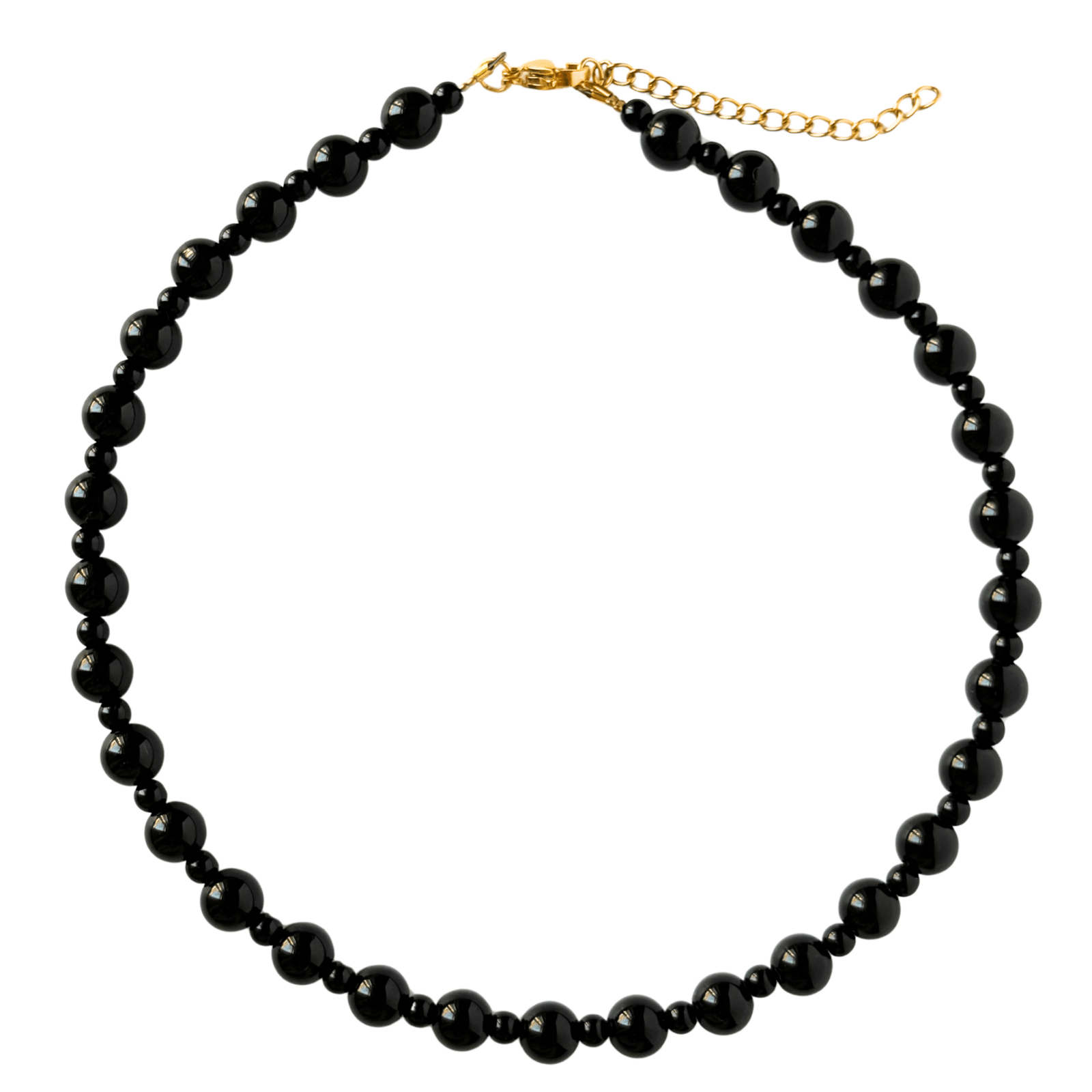 Náhrdelník z černého achátu