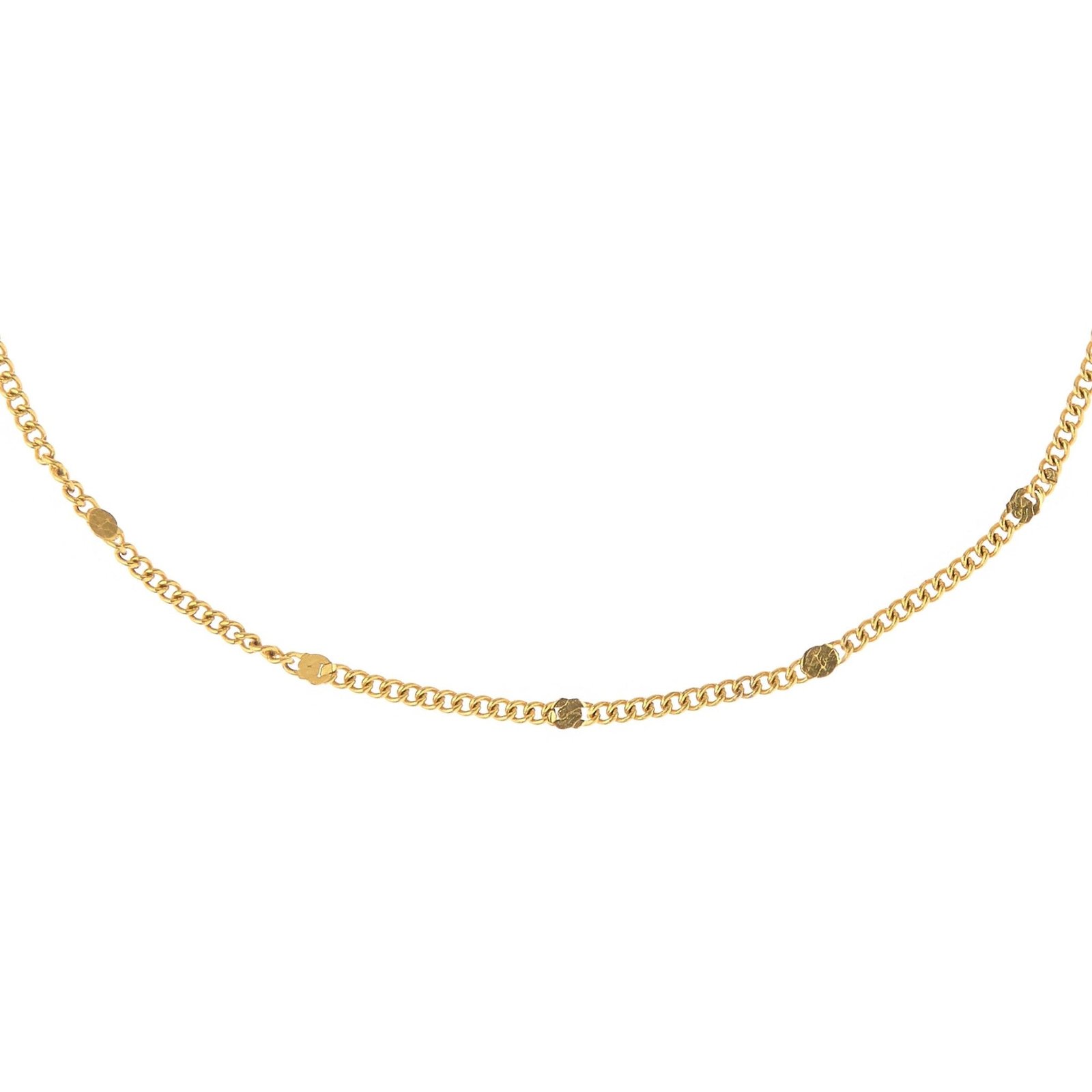 Řetízek na nohu jemný