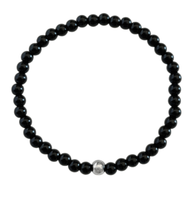 Náramek z černého achátu