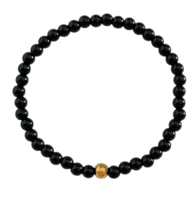 Náramek z černého achátu