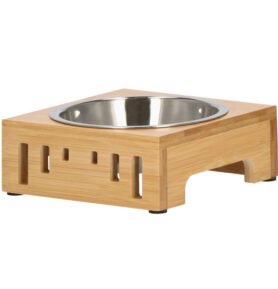 Nerezová miska se stojanem 14 cm pro psa / kočku