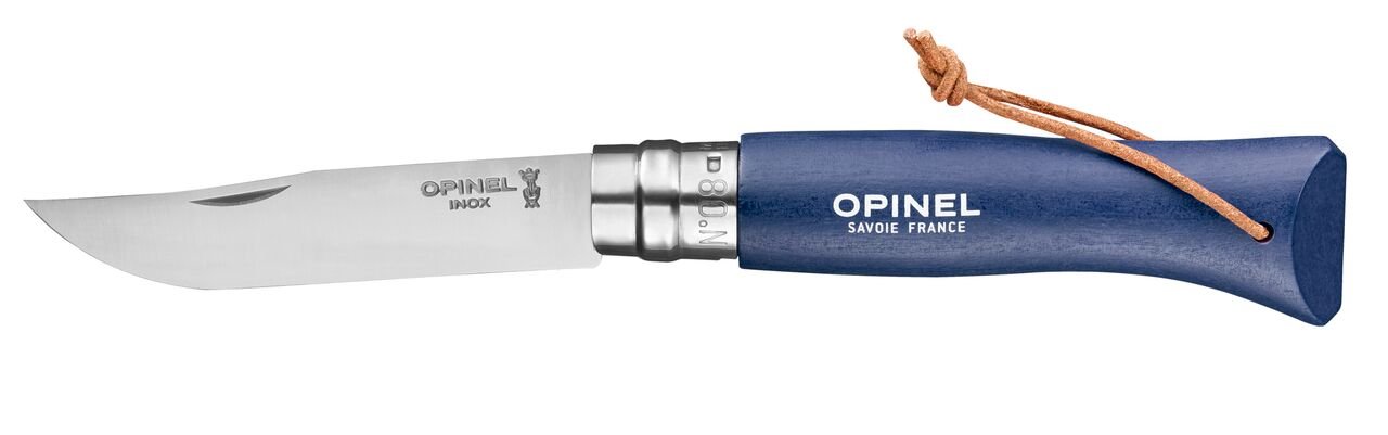 Opinel VRI N°08 nůž Trekking, tmavě modrá, 8,5 cm 002212