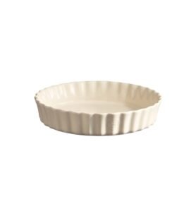 Emile Henry Hluboká koláčová forma, Ø 28 cm, slonová kost 026028