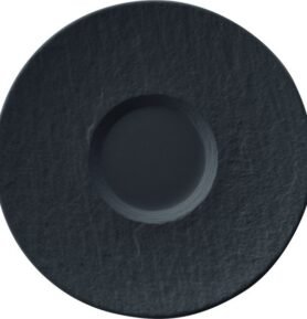 Villeroy & Boch Manufacture Rock podšálek k šálku na bílou kávu, Ø 17 cm 10-4239-1220