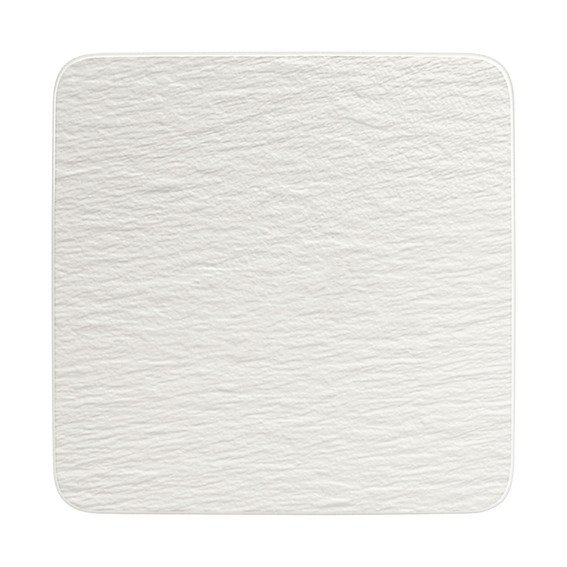 Villeroy & Boch Manufacture Rock Blanc klubový talíř, 32,5 x 32,5 cm 10-4240-2680