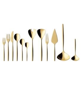Villeroy & Boch MetroChic d’Or sada pozlacených příborů, 70 ks 12-6528-9072