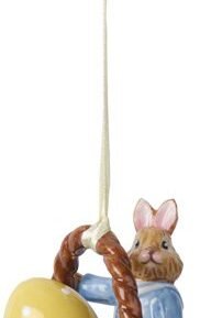 Villeroy & Boch Bunny Tales velikonoční závěsná dekorace, zajíček Max v košíčku 14-8662-6875
