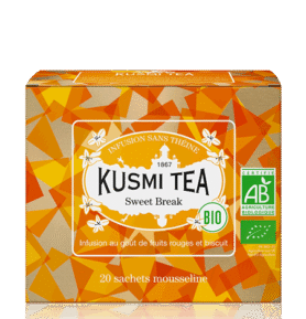 Kusmi Tea Porcovaný bylinný čaj Sweet Break Bio, 20 sáčků 21661A1120