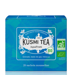 Kusmi Tea Porcovaný bylinný čaj AquaFrutti Bio, 20 sáčků 21683A1120