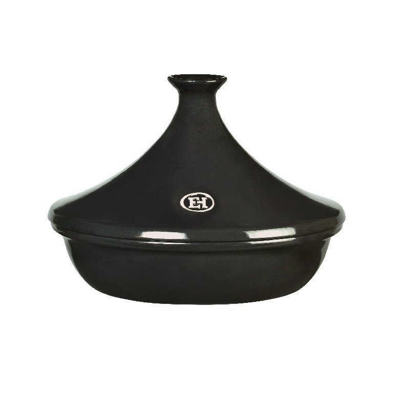 Emile Henry Keramický hrnec tajine Flame, Ø 27 cm, pepřová 799526