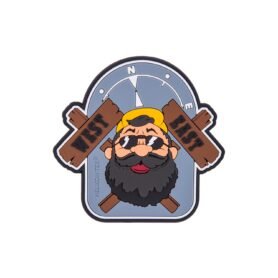 Helikon-Tex nášivka Beardman OUTBACK velcro plastová