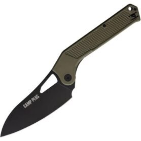 Ontario Knife Company nůž zavírací CAMP PLUS EDC hladké ostří ZELENÝ