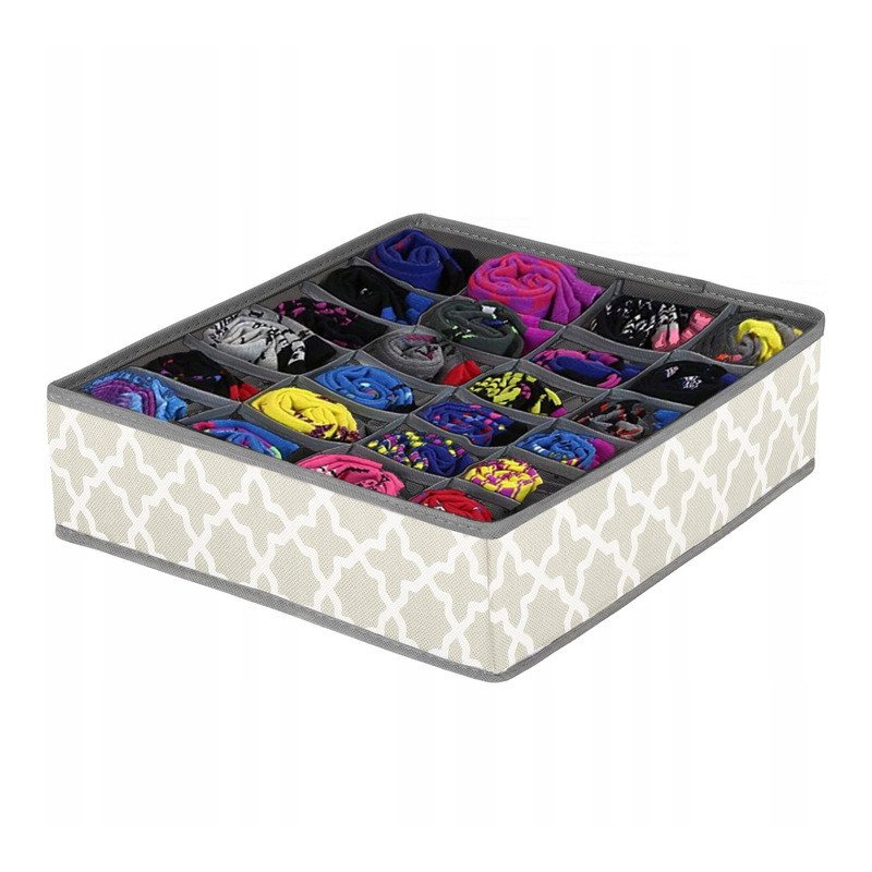 Organizér do zásuvky 24-dílný, šedo-bílý SPRINGOS HA3054