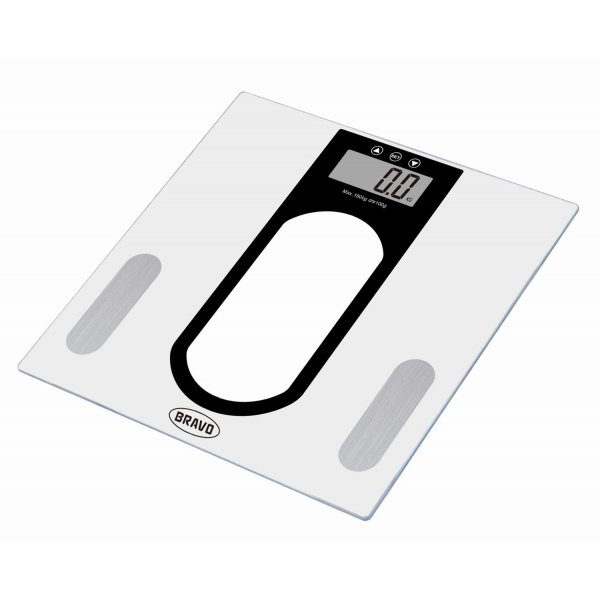 Bravo Osobní váha s tukoměrem B-5157 Černá