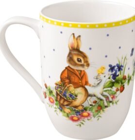 Villeroy & Boch Hrnek Spring Awakening, zajíčci Hans & Paul, 0,37 l 14-8638-9652