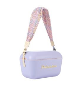 Polarbox Látkový popruh POP, vzor Animal, žlutá přezka PLBSTRAP9301