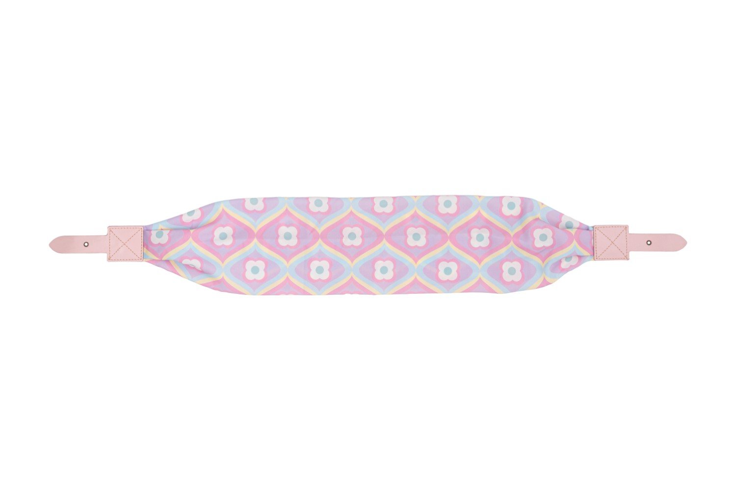 Polarbox Látkový popruh POP, vzor Retro, růžová přezka PLBSTRAP9331