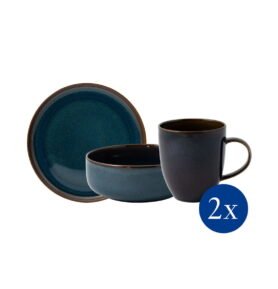 Villeroy & Boch Snídaňová sada pro dva Crafted Denim, 6 ks 19-5168-9071