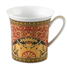 Rosenthal Hrnek s uchem Ikarus, Versace Medusa Red, 350 ml 19315-409605-15505