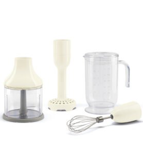 Smeg Sada nástavců k tyčovému mixéru, krémová HBAC11CR
