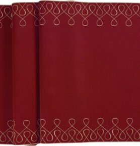 Sander Čtvercový ubrus Curly, 85 x 85 cm, burgundy 826803-26