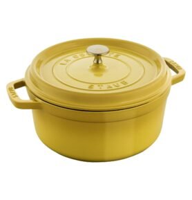 Staub Litinový hrnec s poklicí Cocotte, 24 cm / 3,8 l, citronová 1029060