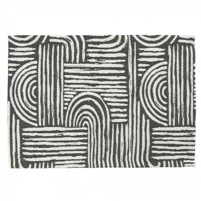 Sander Žakárová prostírka Arcus, 35 x 50 cm, black 521564-39