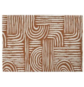 Sander Žakárový běhoun na stůl Arcus, 40 x 100 cm, burnt sienna 521568-83