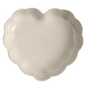 Emile Henry Koláčová forma srdce Madeleine, 26,5 cm, slonová kost 026153