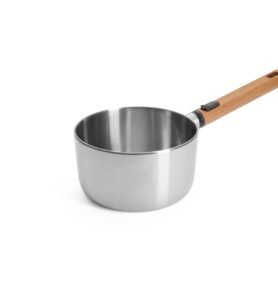 Woll Nerezový rendlík Logic Steel s odnímatelnou rukojetí ze dřeva, Ø 18 cm 1118WLCS