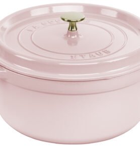 Staub Litinový hrnec s poklicí Cocotte, 24 cm / 3,8 l, růžová 1030217