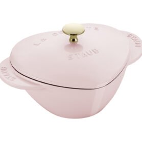 Staub Litinový hrnec ve tvaru srdce, 20 cm / 1,75 l, růžový 1030211
