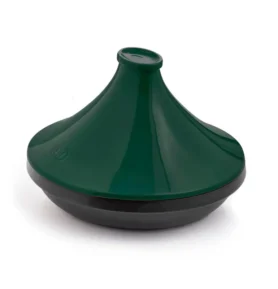 Emile Henry Keramická tajine na indukci Delight Colorama, víko cedrově zelená, Ø 33 cm 076632