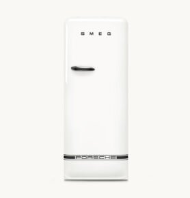 Smeg Chladnička s mrazícím boxem Porsche x SMEG, 244/26 l, pravé otevírání, 153x60 cm, bílá FAB28RDPCW6EU