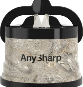 AnySharp Brousek na nože Elite s plastovým tělem, světle hnědý kámen ASKSSTONE