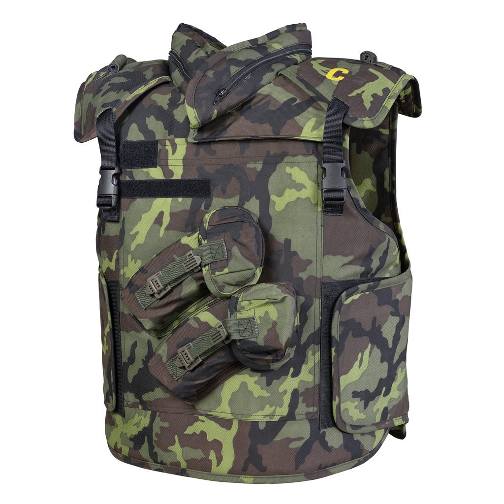 Vesta AČR střepinová lehká zátěžová P1001 se sumkami vz.95 les vel. XL