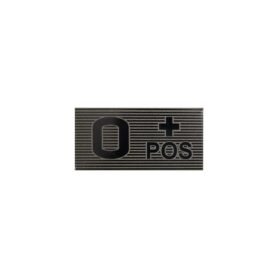 DIRECT ACTION nášivka IR krevní skupina VELCRO 0 + POS ČERNO/ZELENÁ