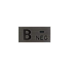 DIRECT ACTION nášivka IR krevní skupina VELCRO B - NEG ČERNO/ZELENÁ