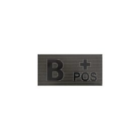 DIRECT ACTION nášivka IR krevní skupina VELCRO B + POS ČERNO/ZELENÁ