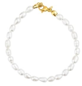 Pánský perlový jemný náramek