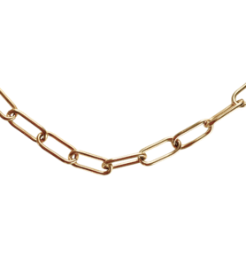 Pánský řetízek paper clip