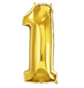SPRINGOS Párty balónek 1 PS0027 zlatý