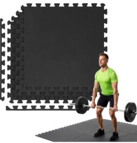 ACTIGET Pěnová podložka na cvičení 60x60x2 cm sada 4ks ACT0034 grafitová