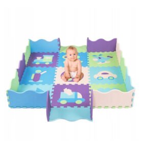 Springos Pěnová podložka na hraní Puzzle Doprava sada 77 dílů PM0003 XG