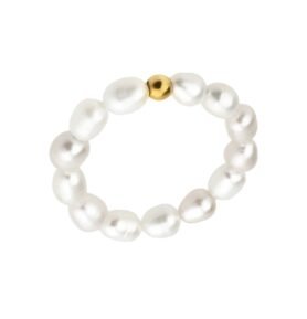 Perlový prstýnek na gumičce