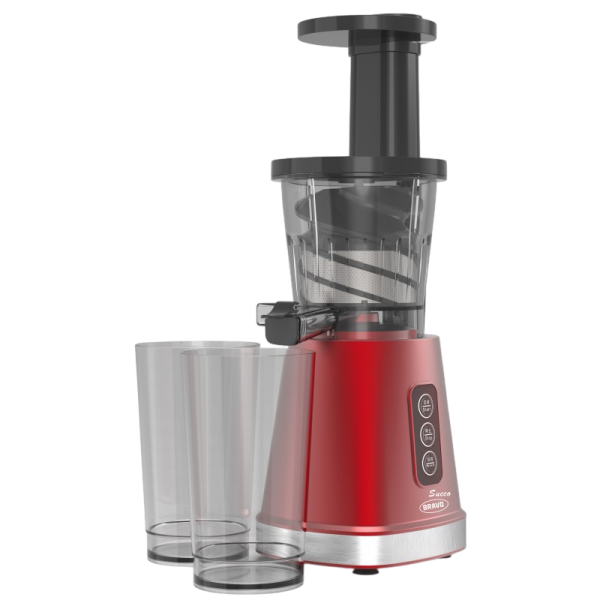 Pomalý lis na ovoce a zeleninu Succo B-4910 Červená