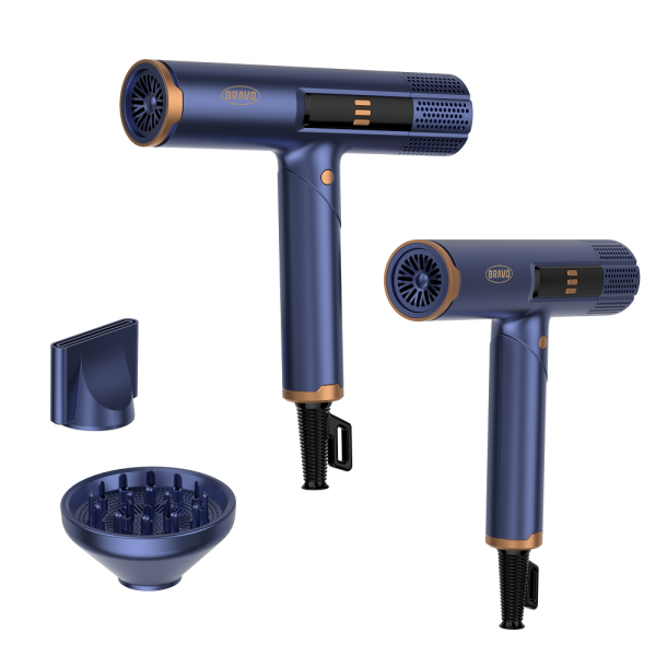Profi vysoušeč vlasů B-5007 Via s BLDC motorem a sklopnou rukojetí Modrá