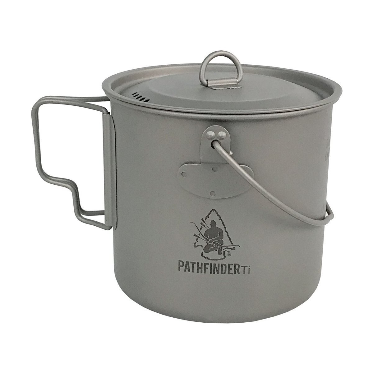 PATHFINDER hrnec BUSH POT s pokličkou 1100 ml TITAN